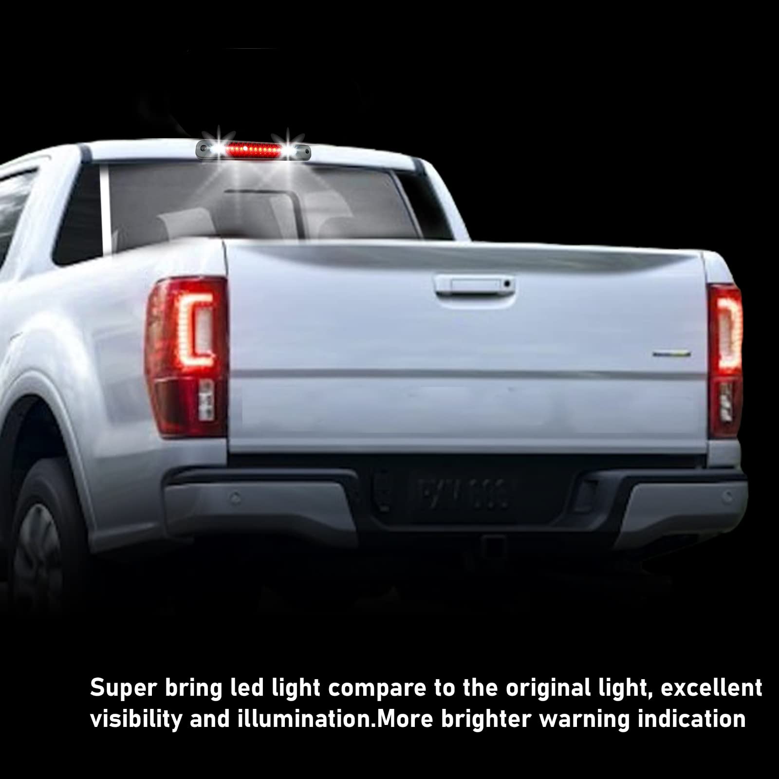 88-98 CHEVY/GMC C/K C10 PICKUP SILVERADO SIERRA LED THIRD 3RD - Foto 8