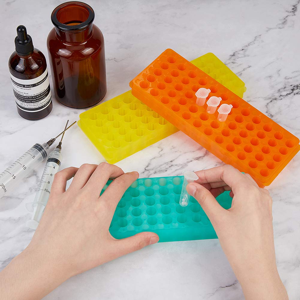 Buy OLYCRAFT 6PCS Polypropylene Microcentrifuge Tube Rack, Double Panel