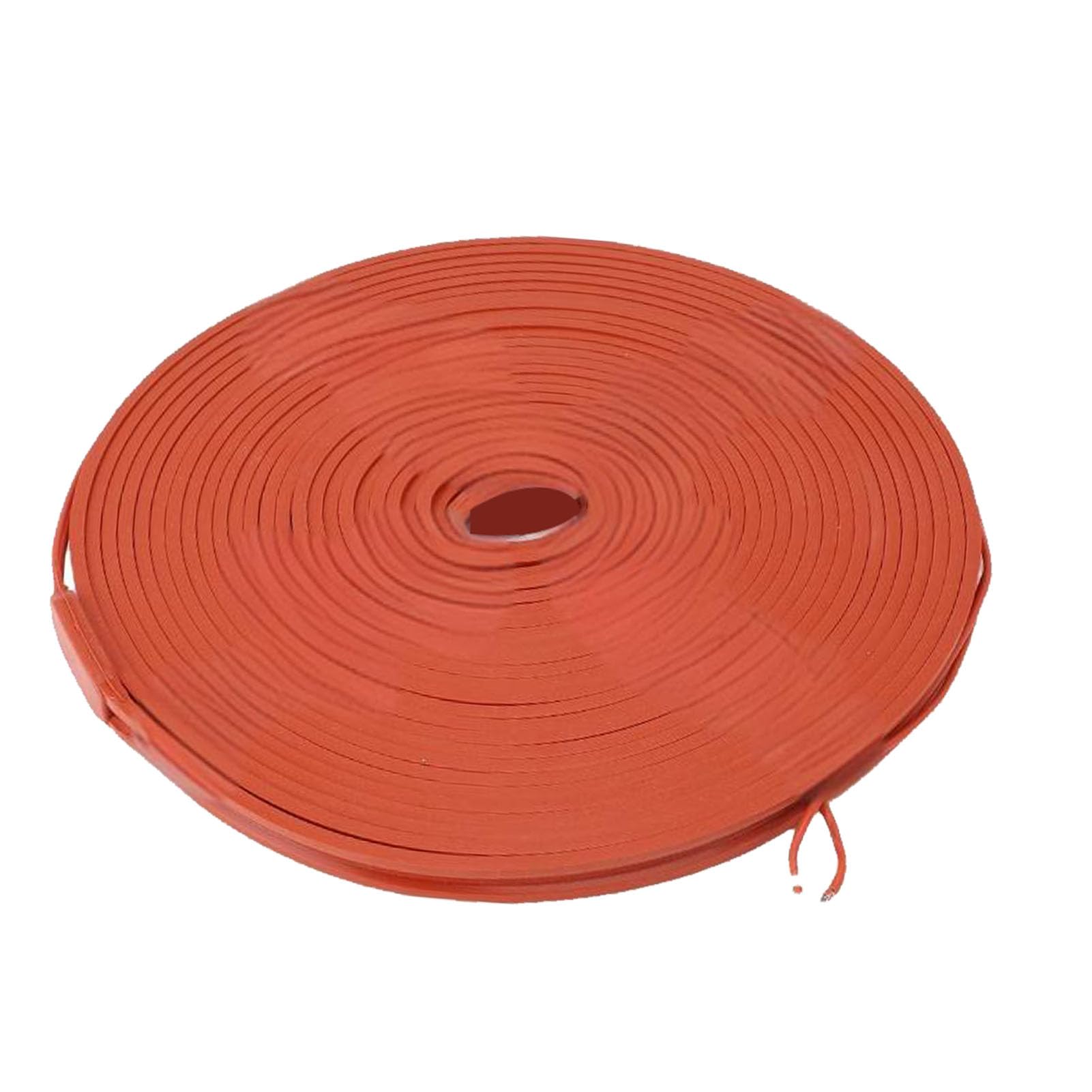 Cinta Térmica para Tuberías de Agua, Cable Calefactor de Tubería de Silicona Flexible de 750 W con Alambre de Aleación de NiCr, a Prueba de Lluvia para Techo RV y Uso Industrial
