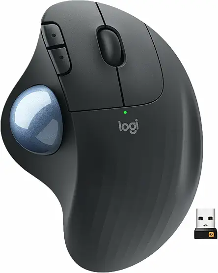 Logitech Ergo M575 Wireless Trackball Mouse - Easy...