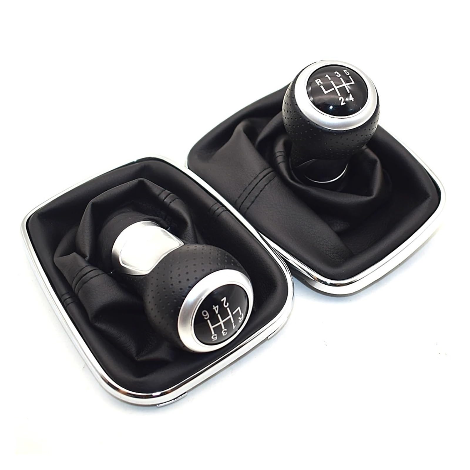 Zamiennik gałki zmiany biegów do VW do Golf 4 IV MK4 do GTI R32 do Bora do Jetta 1999-2004 5/6 biegów 12 mm gałka zmiany biegów dźwignia zmiany biegów osłona mieszka (5 biegów 1)(6 biegów-h)