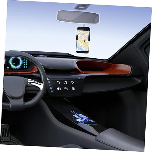 Miniatura 9 de IMIKEYA 4 Pcs Car Phone Holder Rear View Mirror Cell Phone Holder Rearview Mirror Phone Holder Adjustable Phone Holder Navigation Holder Phone Mount