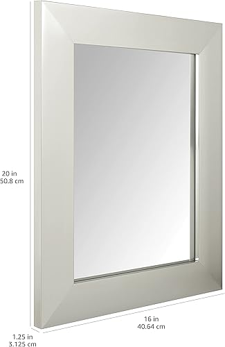 Miniatura 67 de Yaxa Basics - Espejo de pared rectangular Negro