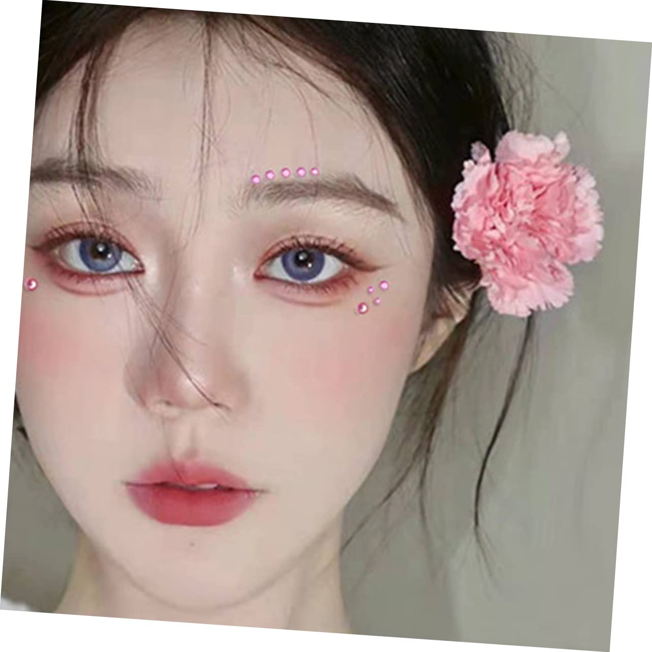 Didiseaon 5 Juegos De Gemas De Maquillaje Para Ojos Cara Joyas Diamantes De Imitación Pegatinas De Gemas Carnaval 6 Hojas X 5