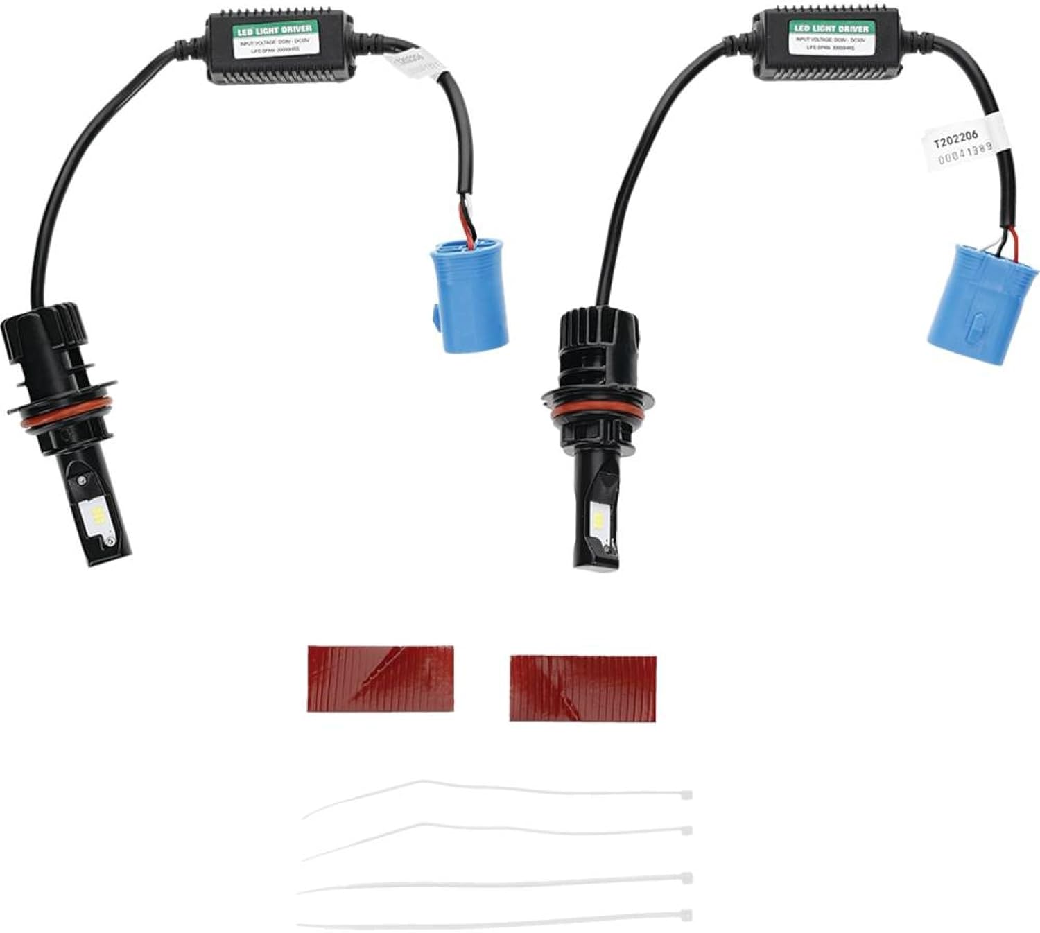 Tiger Lights TLHL-9007 12V LED Headlight Conversion Kit Compatible with/Replacement for General Electric 9007 1.2 Amps, 16 Wattage, 1400 Lumens, (2) LED Light Bulbs Off-Road Light