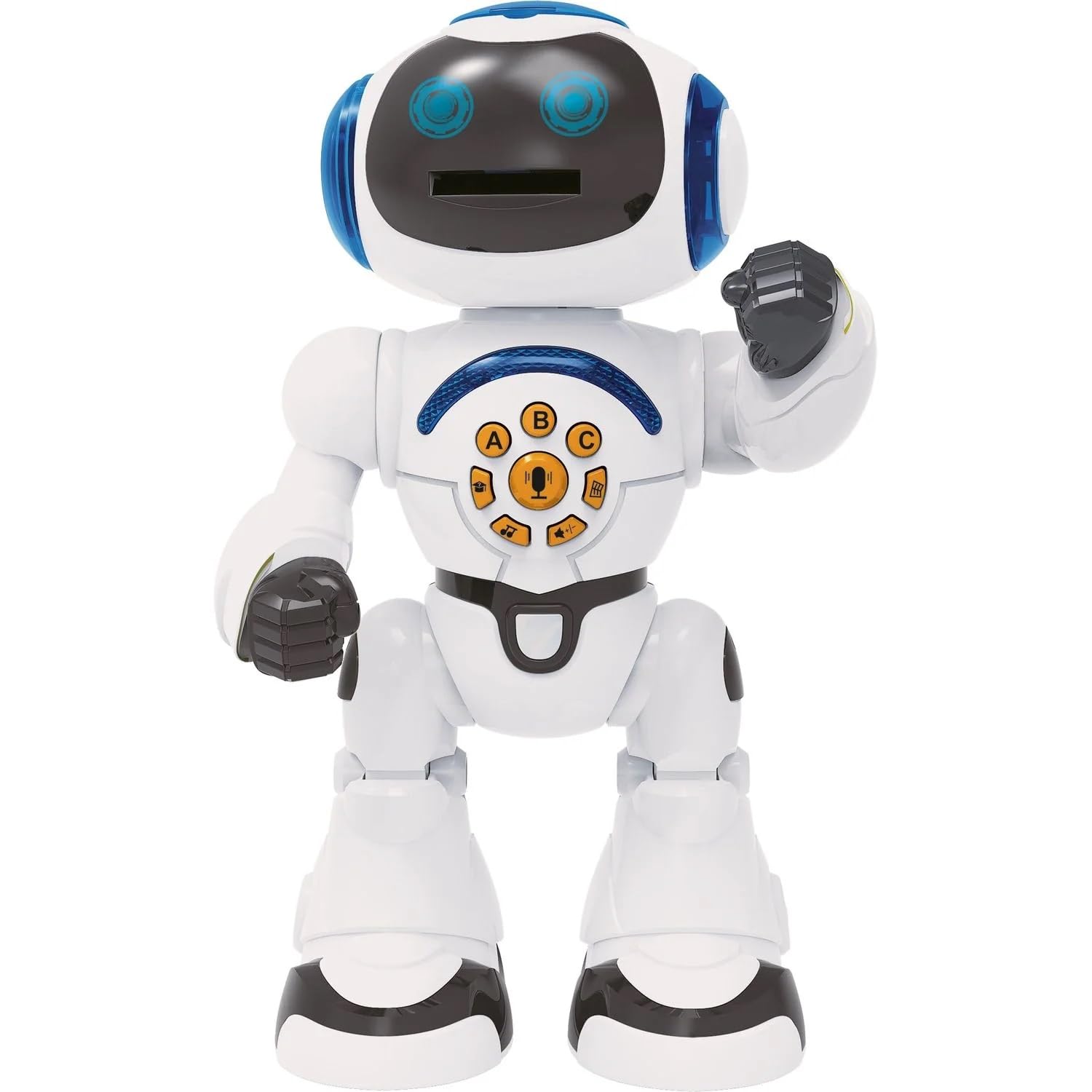 Generico Interaktywny pilot zdalnego sterowania Robot Maxi Pilot Zdalne chodzenie Taniec Mówiący Dyski Dyski Opowiadanie Historii Programowalny Nagrywanie i powtarzanie głosu Maxi Robot z pilotem