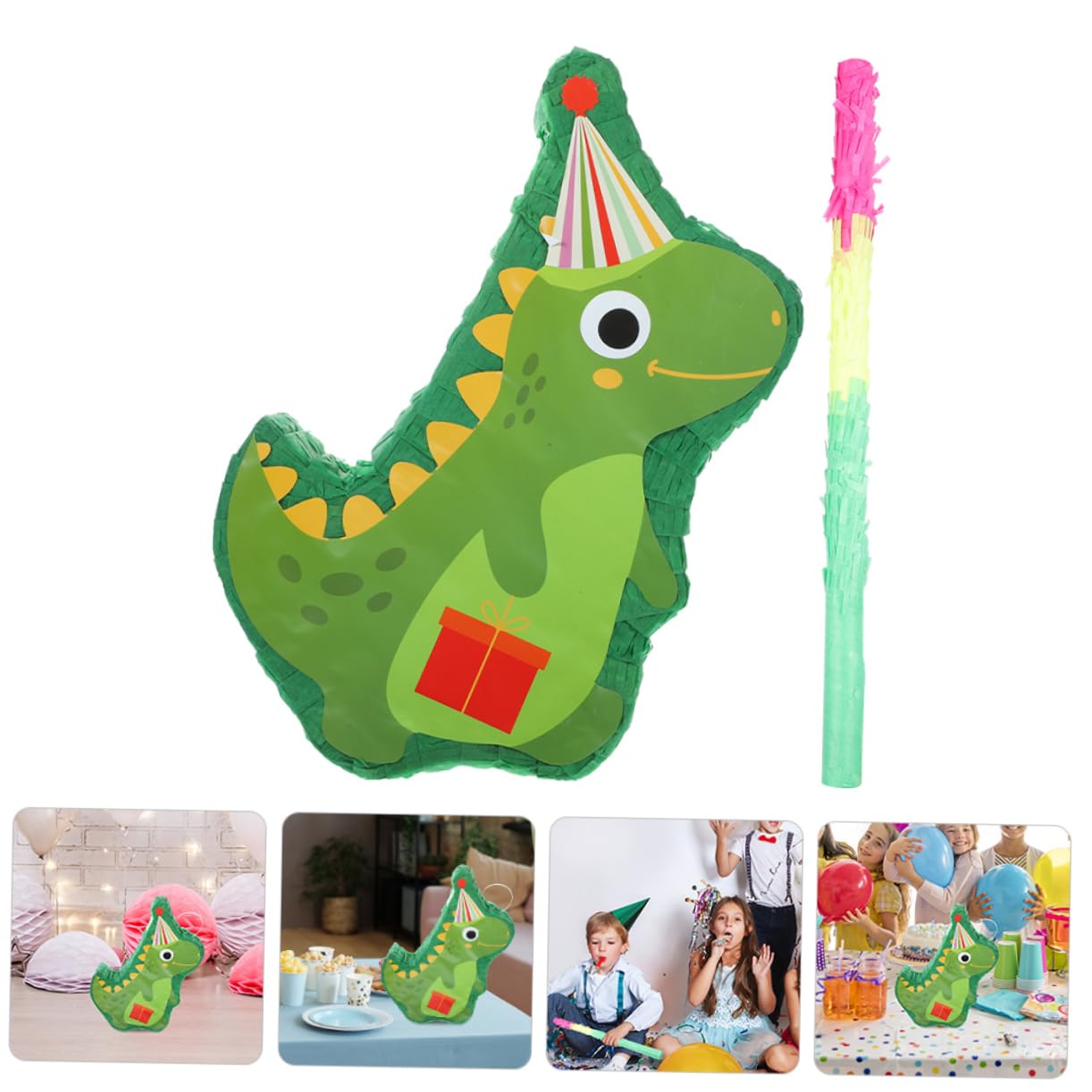 SHOWERORO 1juego Piñata De Para Fiestas De Golpear Suministro De Decoración De Cumpleaños Prop De Fiesta De Cumpleaños y Celebraciones