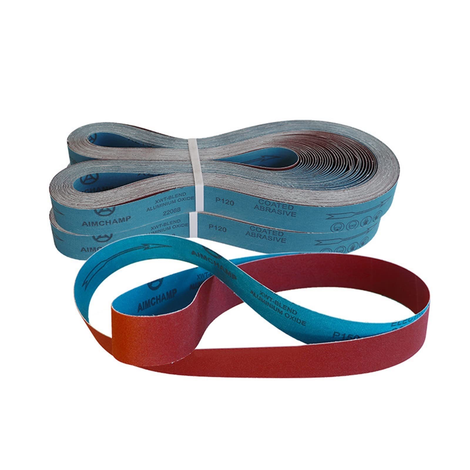 Bandas de Lijado para lijadoras de Banda, Juego de Correas de Lijado de 11 Uds., 915x100mm, for Pantalla de Lijado de Metal, Correas abrasivas de óxido de Aluminio con Grano 40-800#