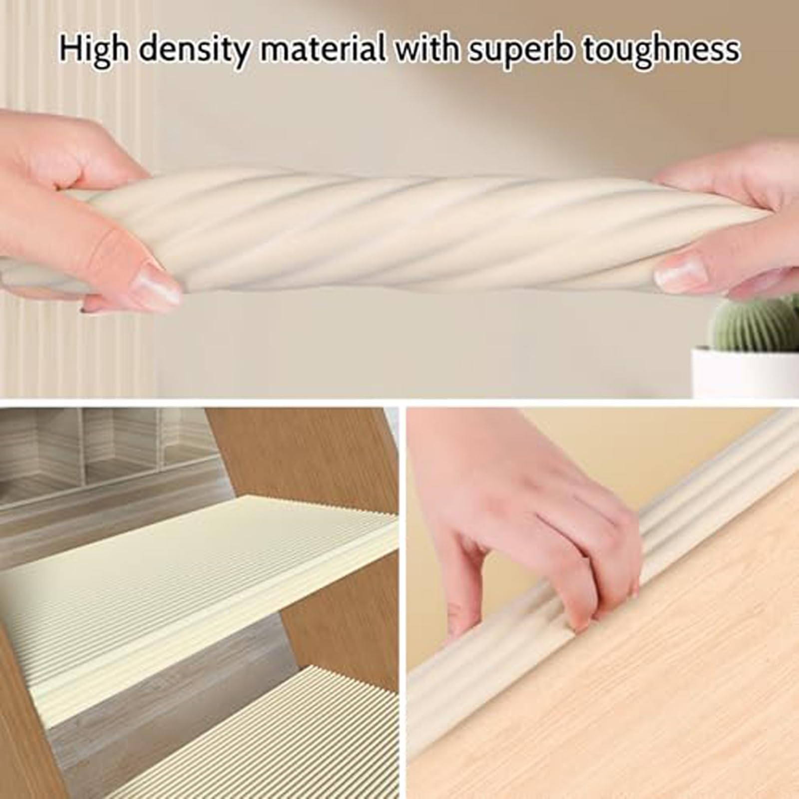 Protectores de bordes de espuma, protector suave de 6 pies para mesa, escritorio, cama, armarios, fácil de instalar, seguridad infantil