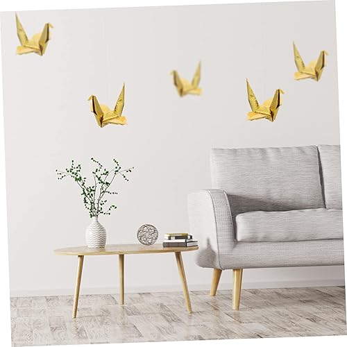 Miniatura 7 de EXCEART 500 hojas de papel de cometa de origami perlado de una sola cara, adornos de álbumes de recortes, papel de regalo de Navidad, papel plegable