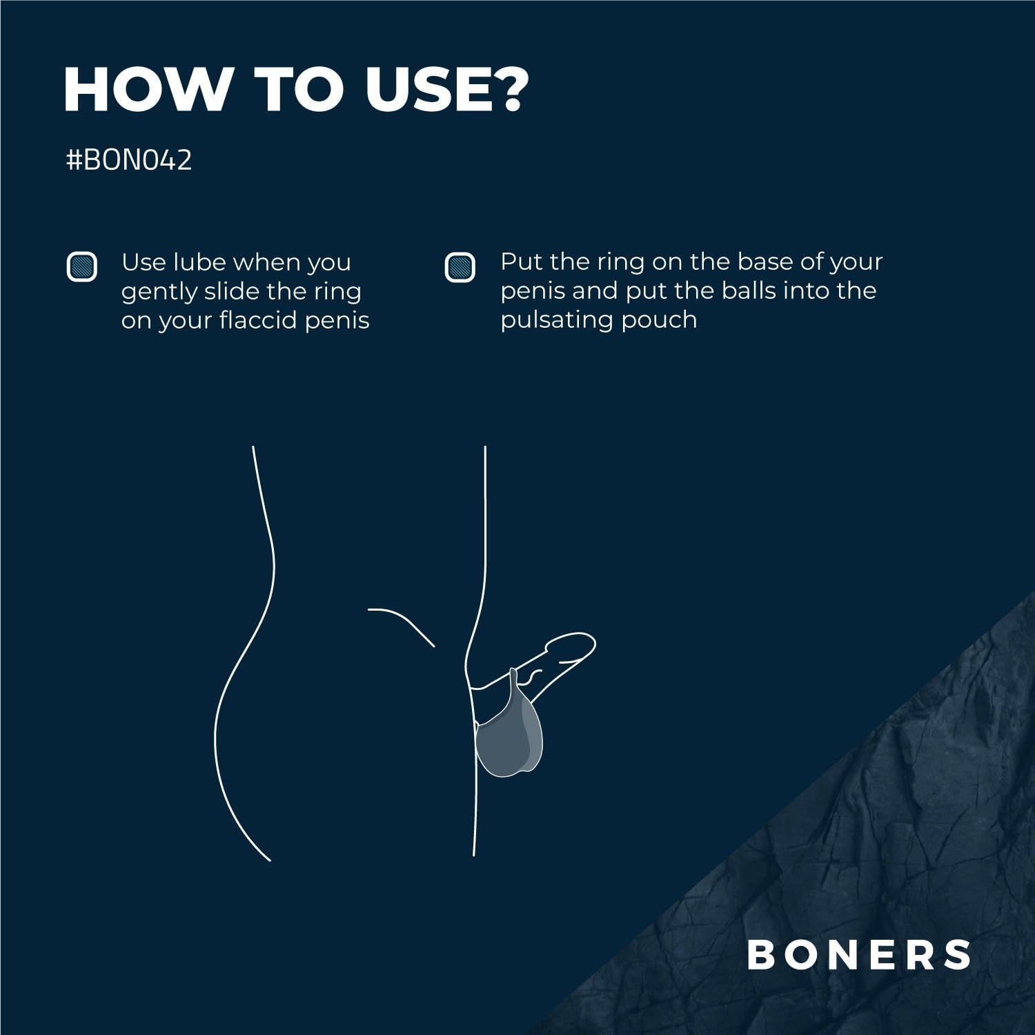 Estimuladores marca Boners Boners Stimulating Ball Pouch - Blue