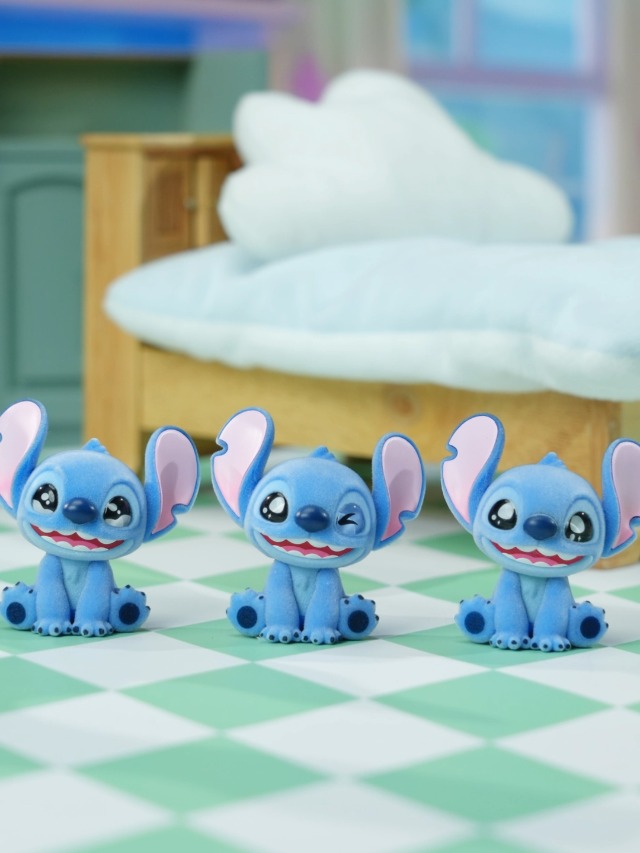 ディズニーキャラクター Fluffy Puffyスティッチ ３個 fluffy puffy ディズニー リロ＆スティッチ スティッチ スクランプ