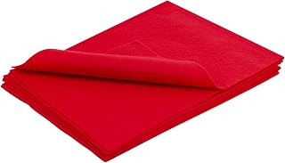 Hygloss Products Craft 펠트 시트 22.9 x 30.5cm(9 x 12인치), 레드, (12팩)