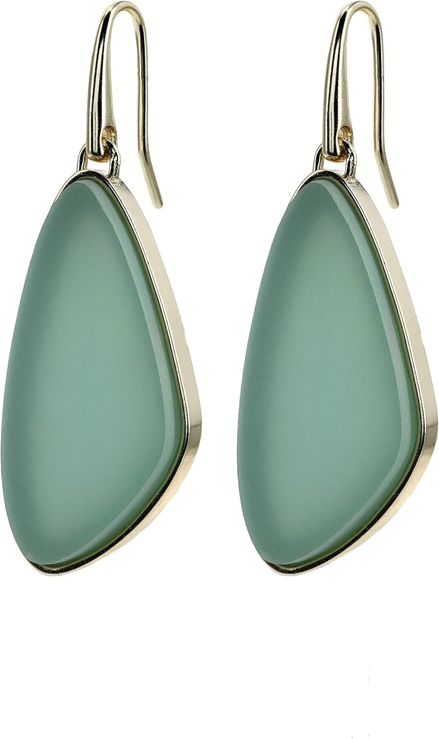 Kendra Scott Mckenna Small Drop Earrings Gold Matte/Iridescent Mint One Size