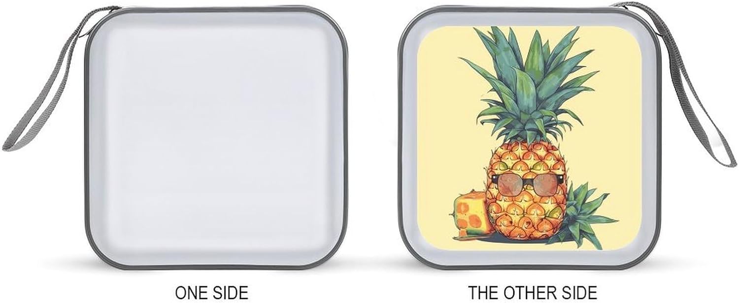 Funny Pineapple CD Case CD Storage Box DVD Sleeves