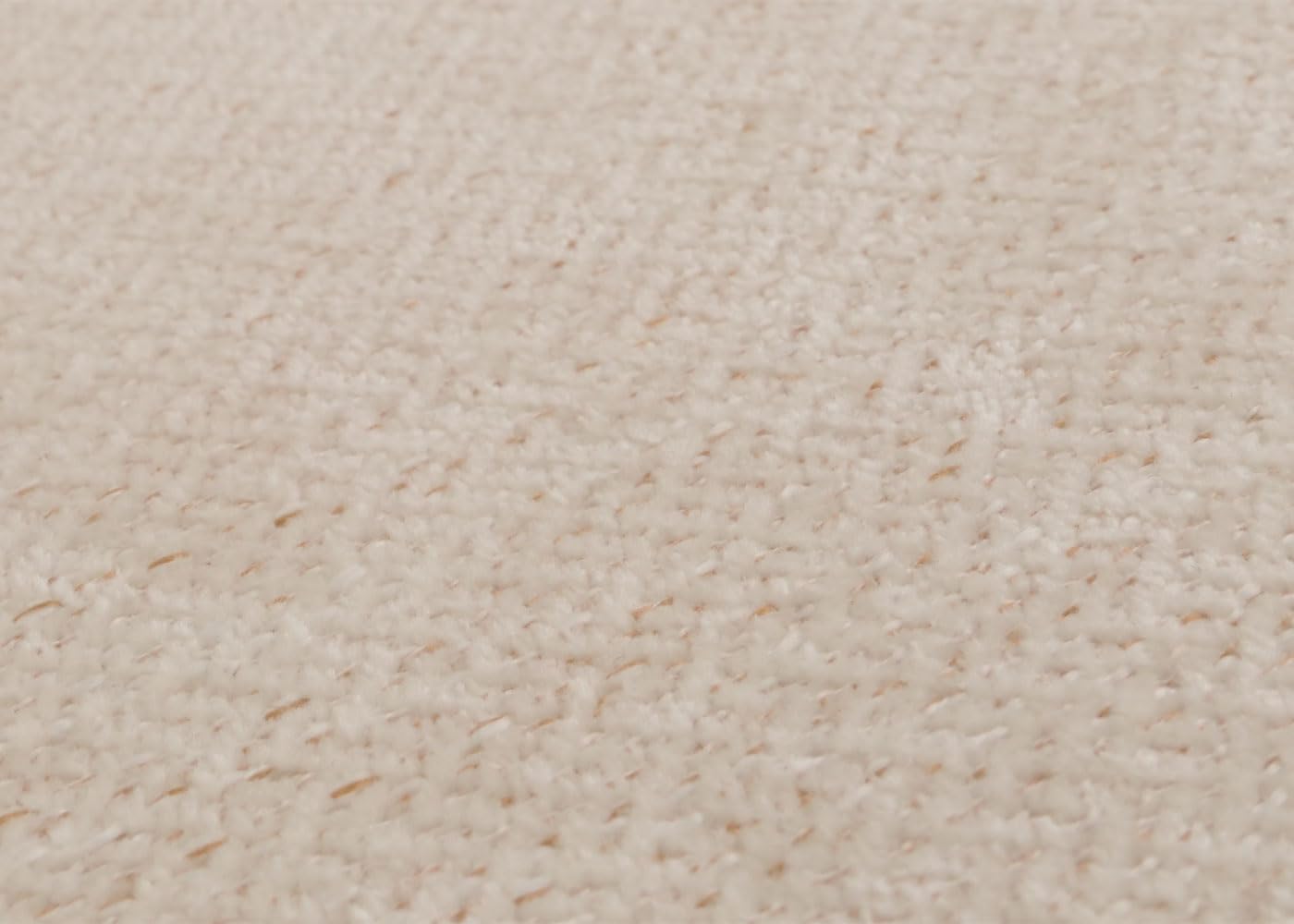 Mendler - Juego de 4 sillas de comedor «Littau» color crema con patas de color natural