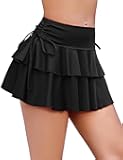 Mini Skirts for Women Casual Micro Y2K Pleated Skirt Layered Ruffle Short Skirts Cheer Skirt Cosplay Outfits S-XXL