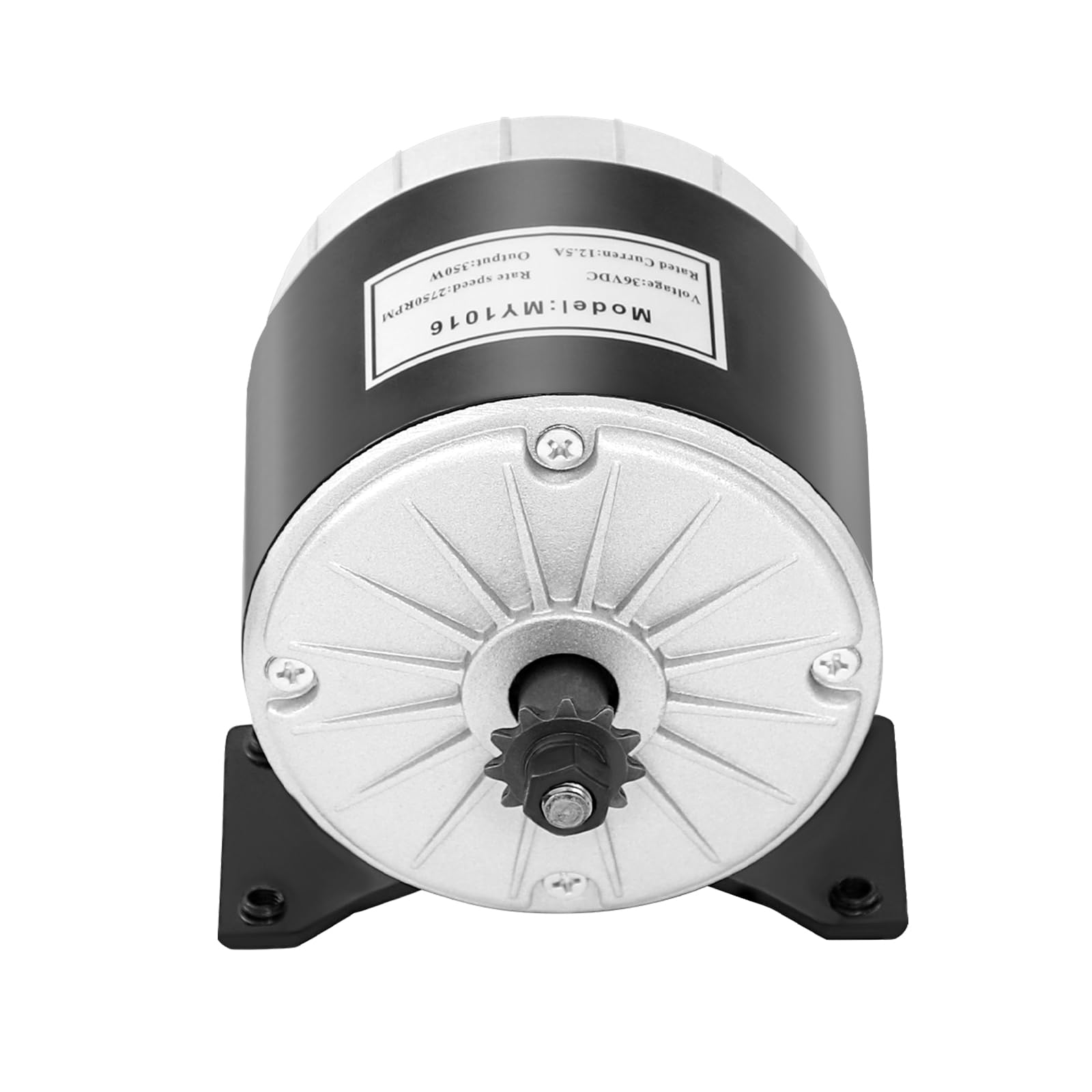 Motore elettrico a corrente continua, potente motore elettrico da 350 W DC, 36 V 2750 RPM, rame, impermeabile IP54, e-bike, 10 x 10,5 cm,