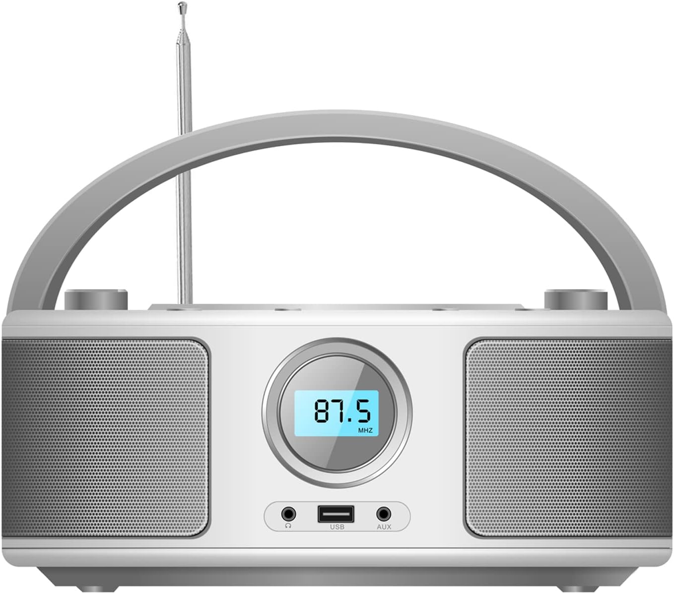 GPO PCD299 Portable Retro Boombox CD Player, Radio and Cassette Player