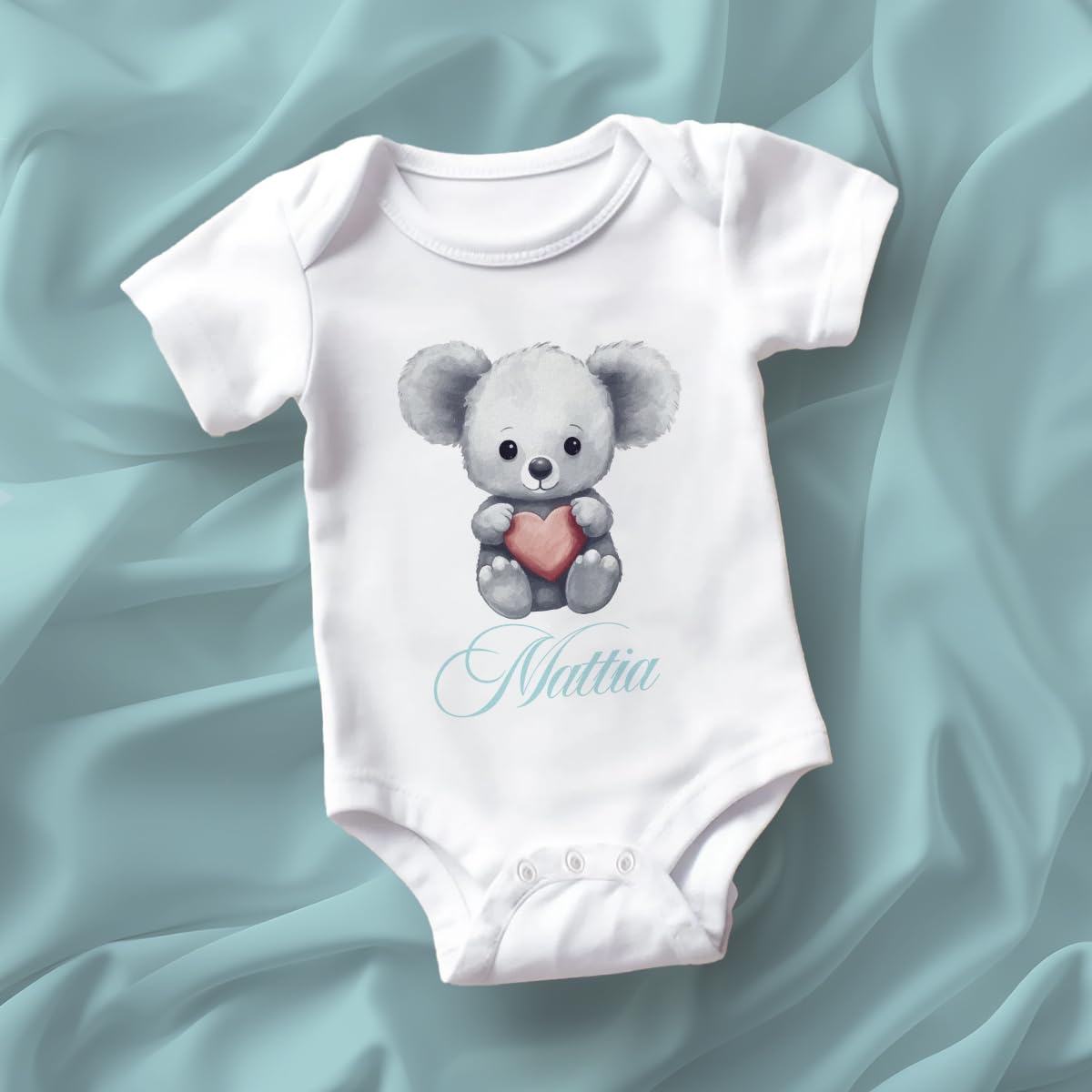 Generico Point20.it - Body baby personalizzato con grafica, foto e scritta, bodino stampato bimbo o bimba - Idea gadget regalo per nascita, festa del papà, festa della mamma.