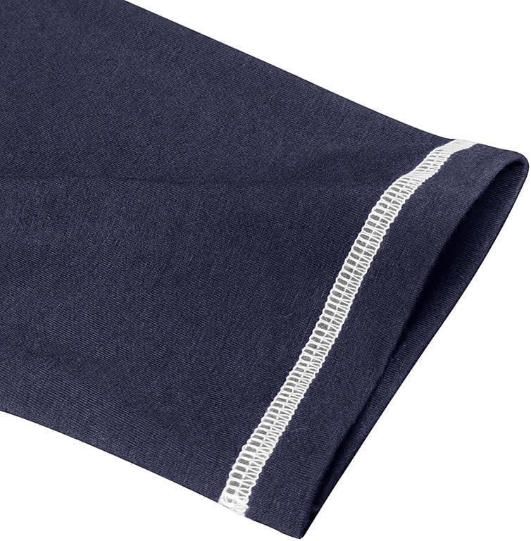 Estokap Mens Henley Shirt Long Sleeve Casual Button T-Shirts Fashion Cotton Soft Pullover Shirt - Image 3