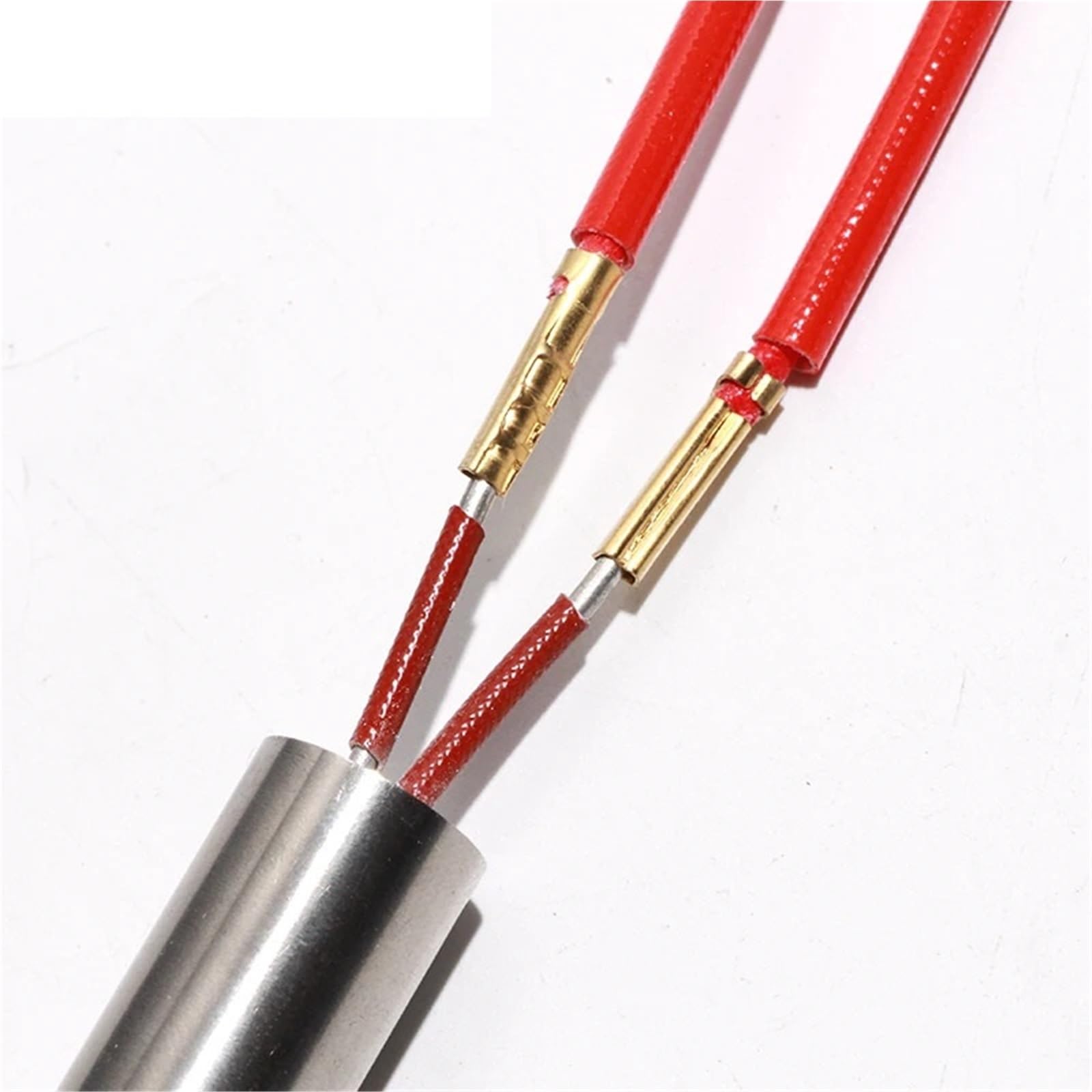 Élément chauffant à cartouche électrique 220V 6MM-20MM Dia. Chauffage de moulage industriel fil rouge longueur 120MM, 1 pièce(220V 10x120mm 300W)