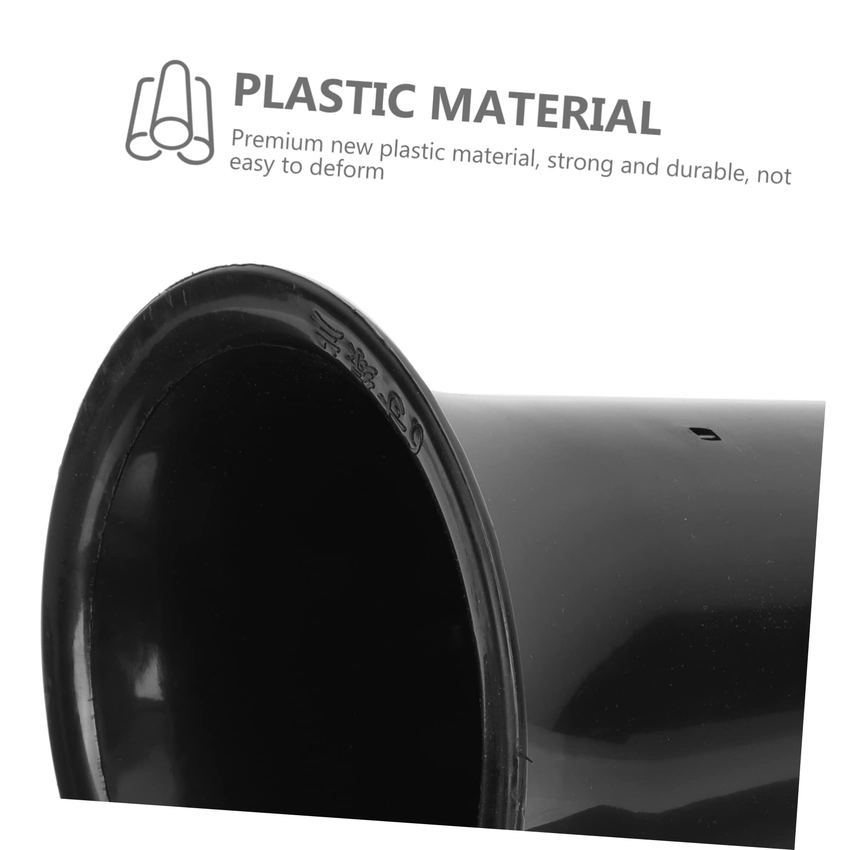 BESPORTBLE 10pcs Pots pour Orchidées Noirs en Plastique Perméables et Respirants, Haute Taille Contrôle des Racines, pour Plantes D’intérieur et Jardin