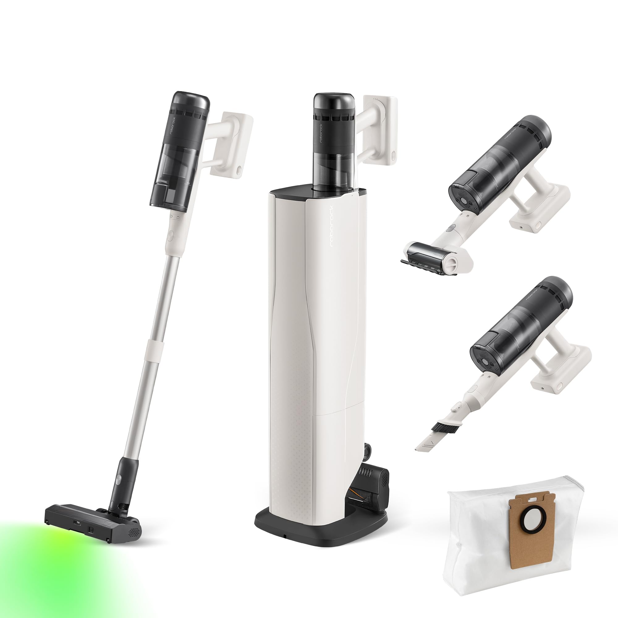 roborock H60 Hub Pro Cordless Stick Vacuum Cleaner with Auto-Empty Dock 170AW Suction for Carpets and Pet Hair