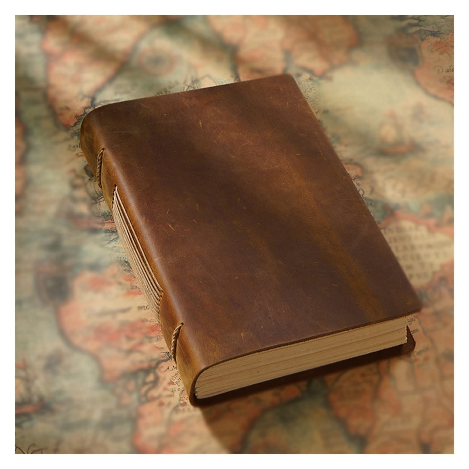 EDDGE Craft Notebook Sketch Organizador Bloc de Notas de Cuero Notebook (Color : B, Size : 140x190mm)