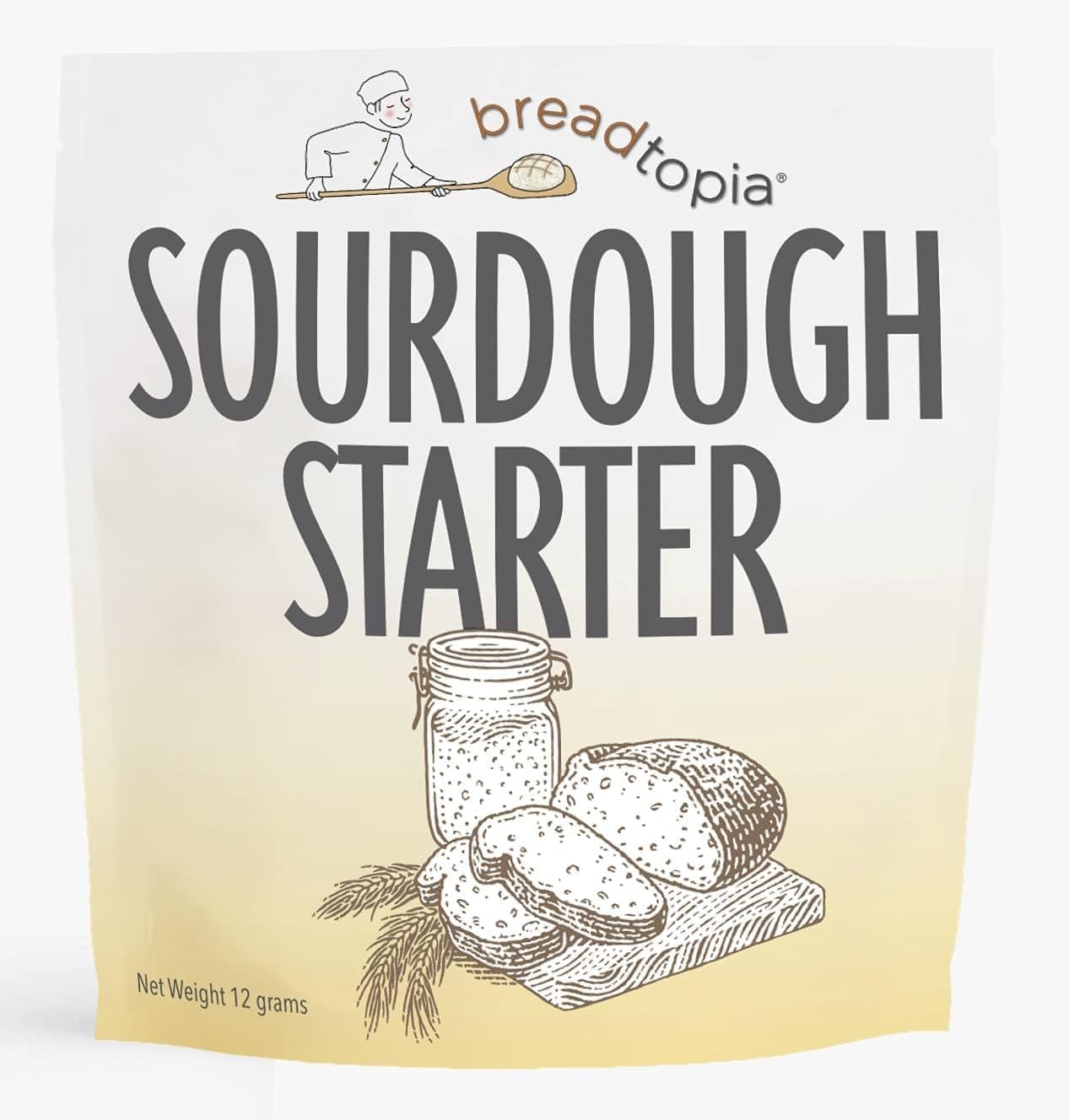 Breadtopia Sourdough Starter | Made from Organic & Non-GMO Ingredients | Easy to Follow Instructions | Make Homemade Sourdough Bread | Sour Dough Starter