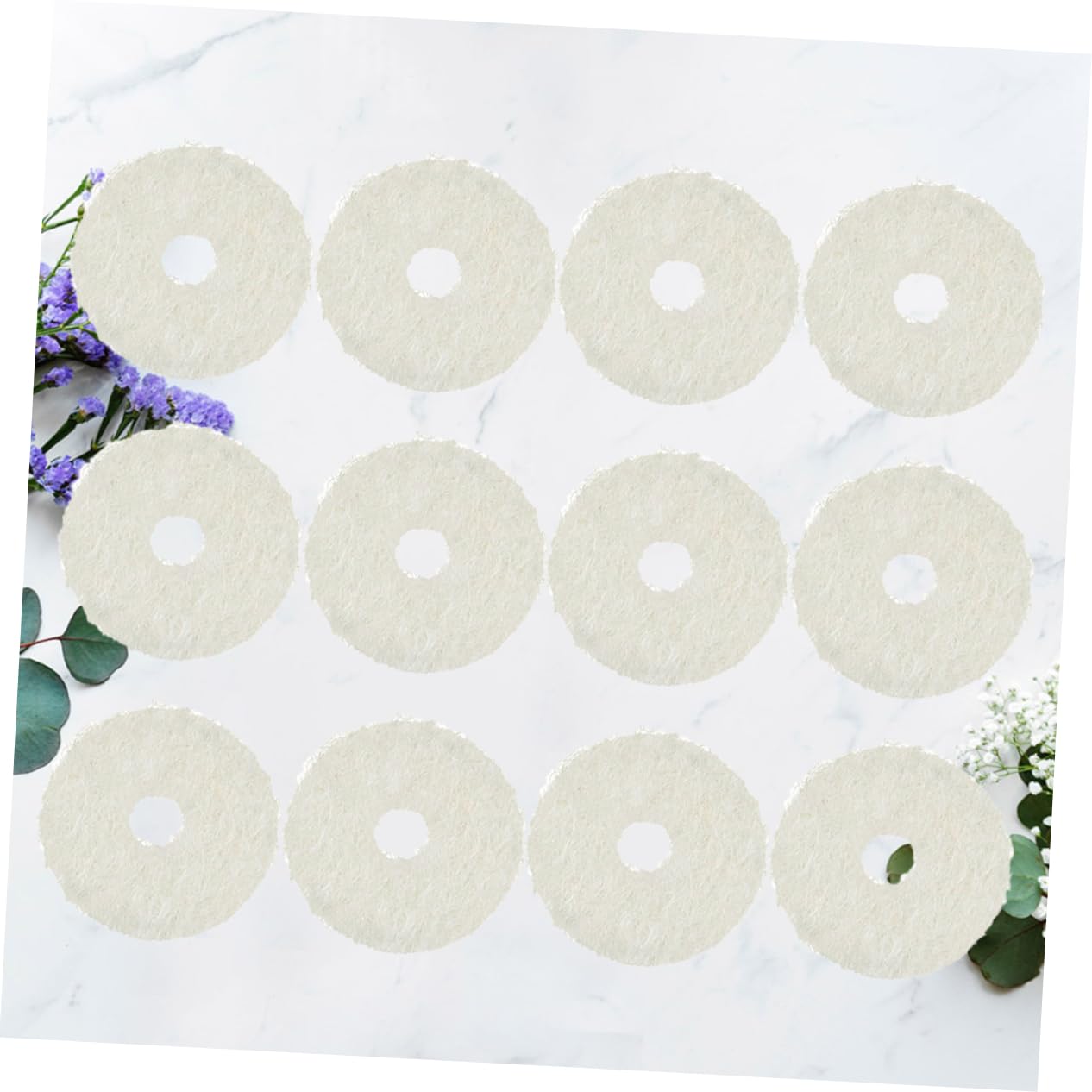 ifundom 3sets Wear Resistant Felt Piano Washer Wool Piano Washer Small Ring 90pcs*3