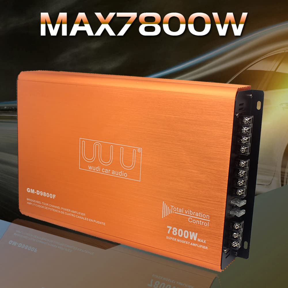 Amazon.co.jp: 4チャンネルカーオーディオアンプ 7800W HiFi Class-D