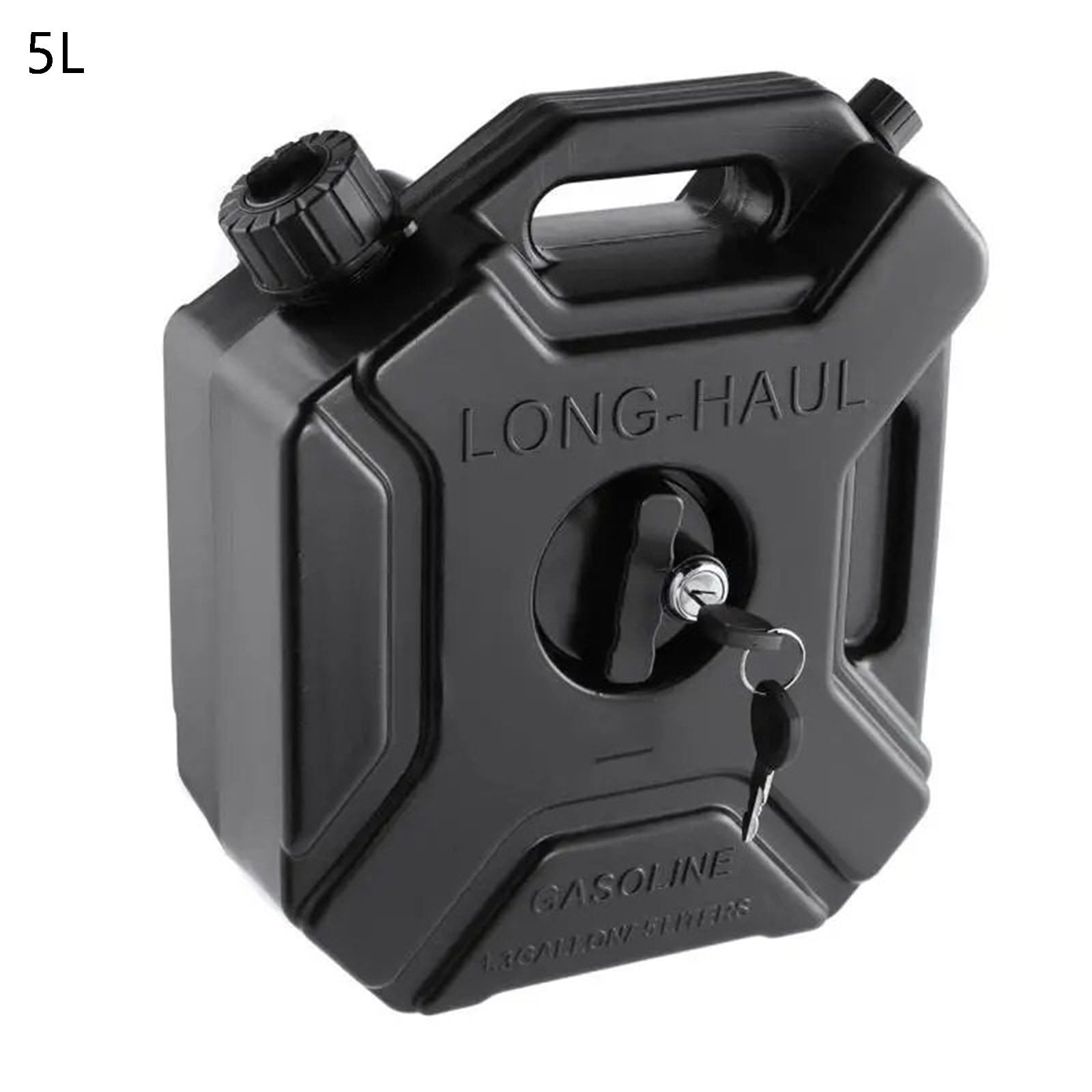 Kanister na benzynę Uniwersalny zbiornik na benzynę 3L/5L. Czarny zapasowy pojemnik na benzynę Diesel Zbiornik paliwa(5L With Lock)
