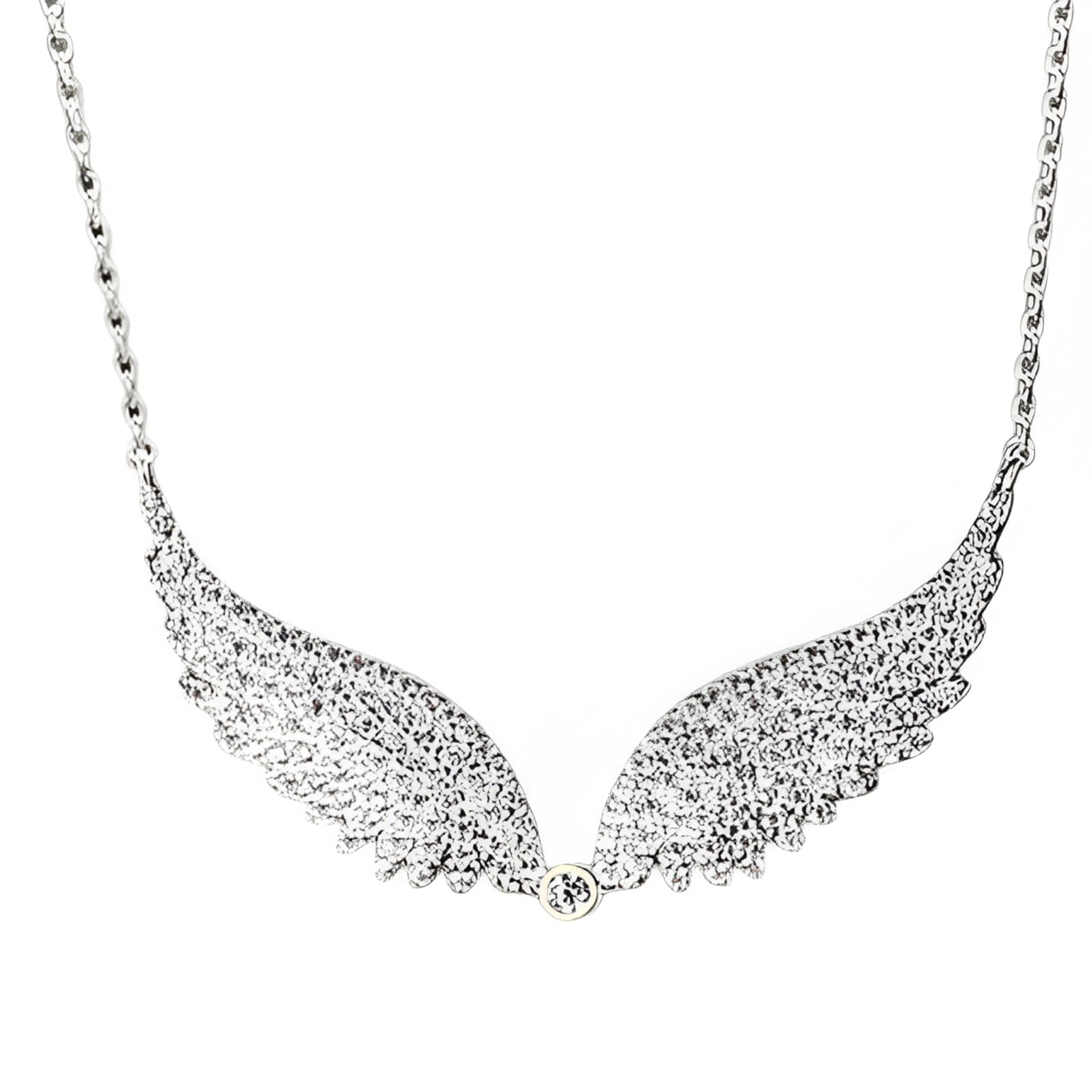 925 Sterling Silber Retro Light Wing Halskette für Frauen, Exquisite Zirkonia-Flügel-Halsketten – Flügel-Halsketten-Anhänger, Halsketten für Frauen zum Geburtstag, Valentinstag