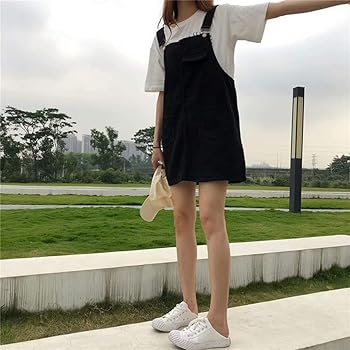 Amazon | [MLboss] サロペット スカート レディース デニム