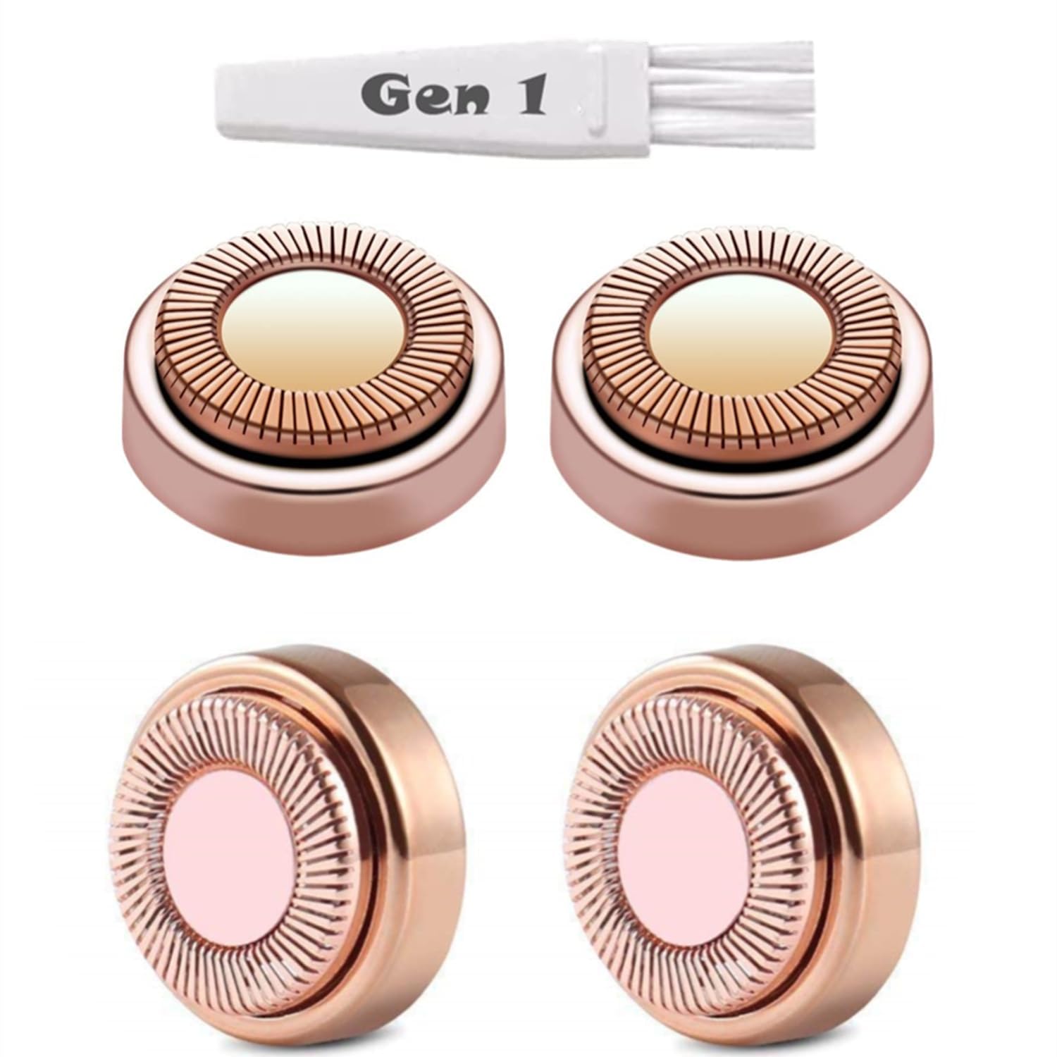 MIHAGUTY Replacement Heads for Flawless Facial Hair Remover,Replacement Blades for Finishing Touch Flawless Gen 1 Hair Removal,Facial Hair Removal Tool for Women Girls (Gen 1 pack of 4)