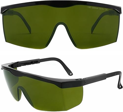 Alsenor Gafas de seguridad láser IPL 190nm-490nm para la protección ocular del operador de la cosmetología del laser y el tratamiento del retiro del