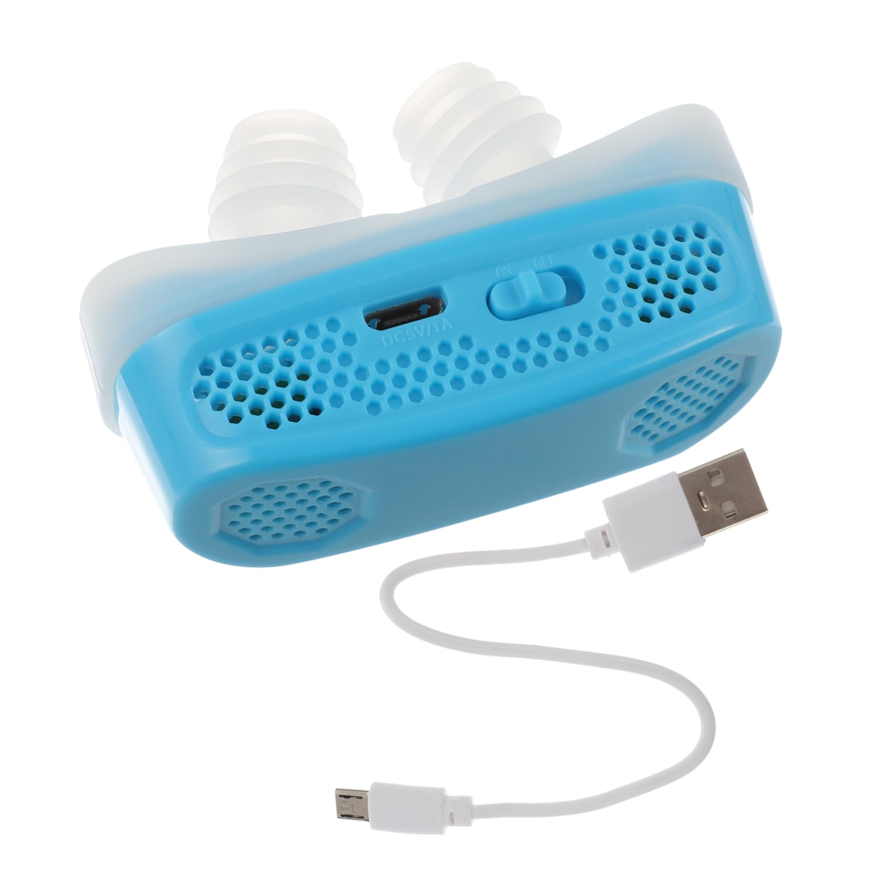 Didiseaon 2 Unidades De Dispositivo Eléctrico Para Roncar Dispositivo Reductor De Ronquidos Tapón De Solución Para Ronquidos Clip Para La Nariz Dispositivo Para Dejar De Roncar