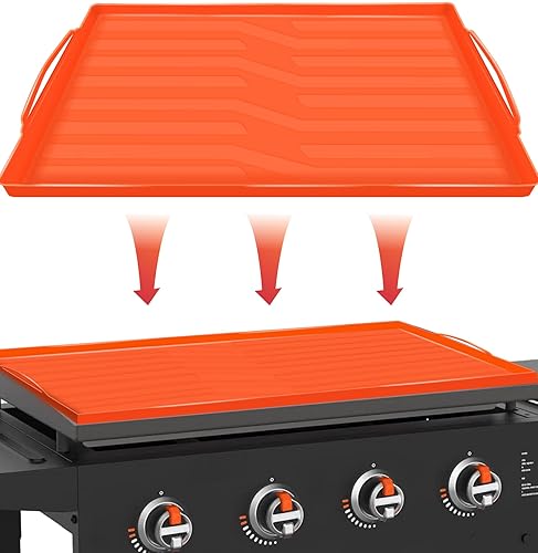 Alfombrilla de silicona para parrilla Blackstone, cubierta protectora de grado alimenticio resistente de 22 pulgadas, accesorios para parrillas para