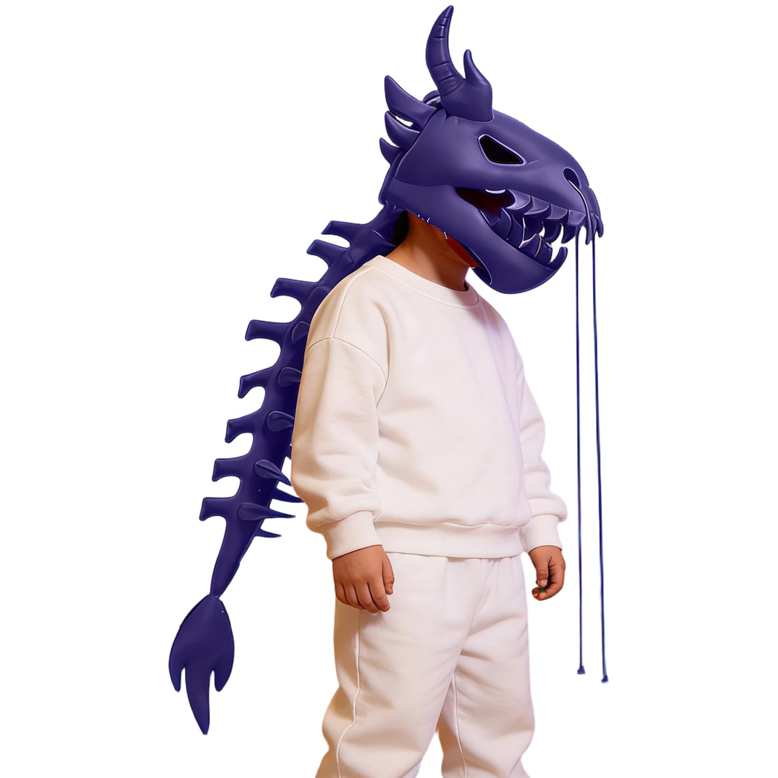 Générique Kostium szkieletu dinozaura Cosplay, oddychający i miękki, kostium zwierzęcy na Halloween, Boże Narodzenie, imprezę, pokaz