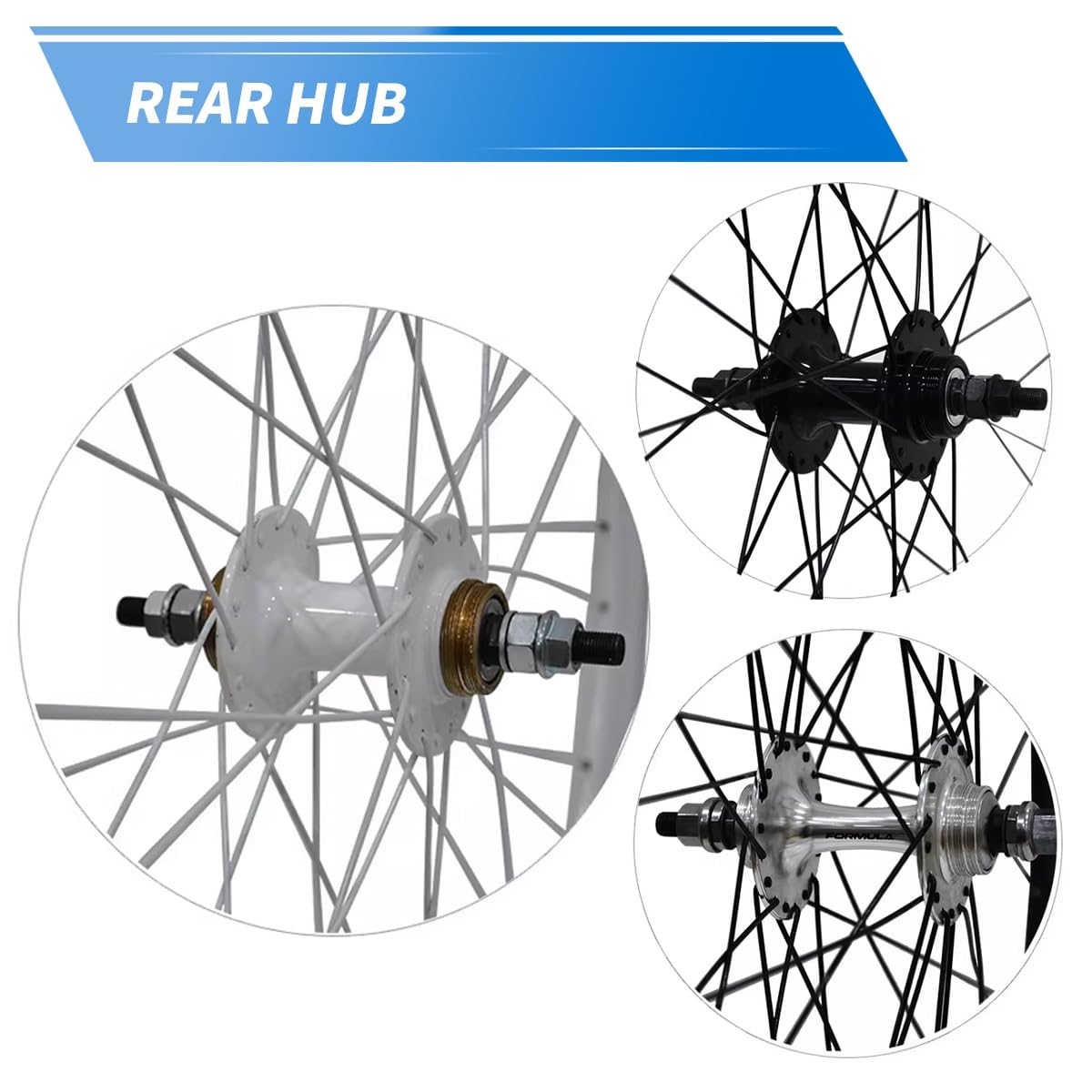 Ruedas De Engranaje Fijo 700C Llanta De Aleación De Aluminio De 40mm Freno V 32/36H Rueda De Bicicleta Fixie Delanteras Traseras De Una Sola Velocida