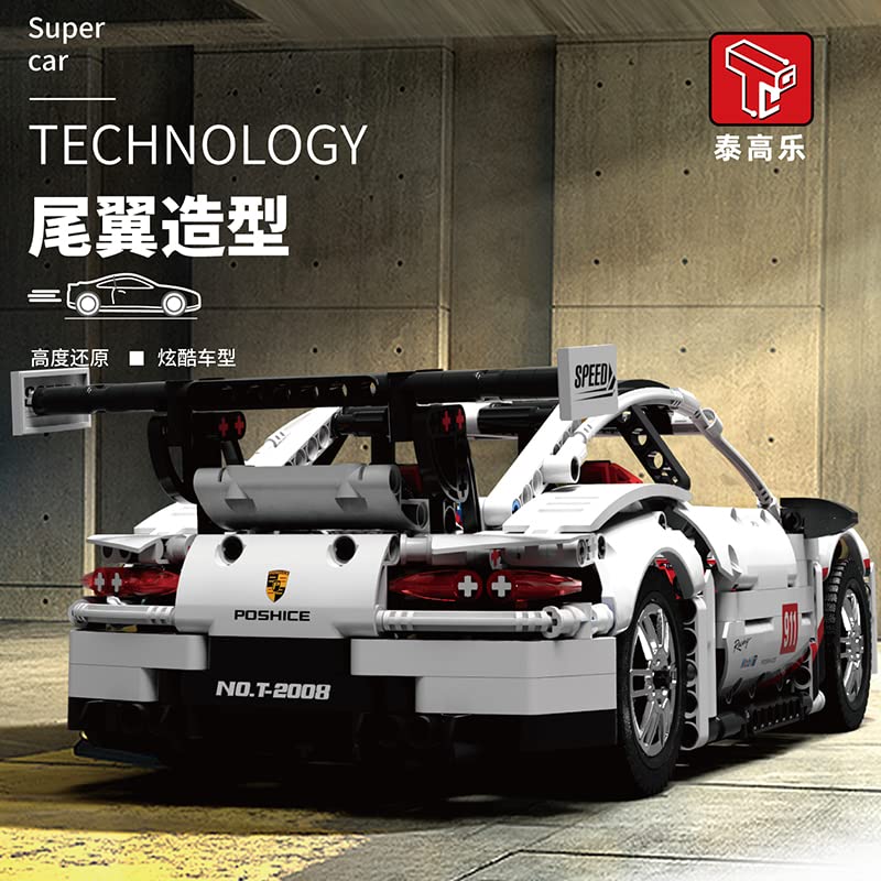 litodinogo TGL T2008 Technik Rennwagen Modellauto Bausatz im Maßstab 1:14, Supersportwagen, Modellbausatz, Sammlerstück… – Bild 5