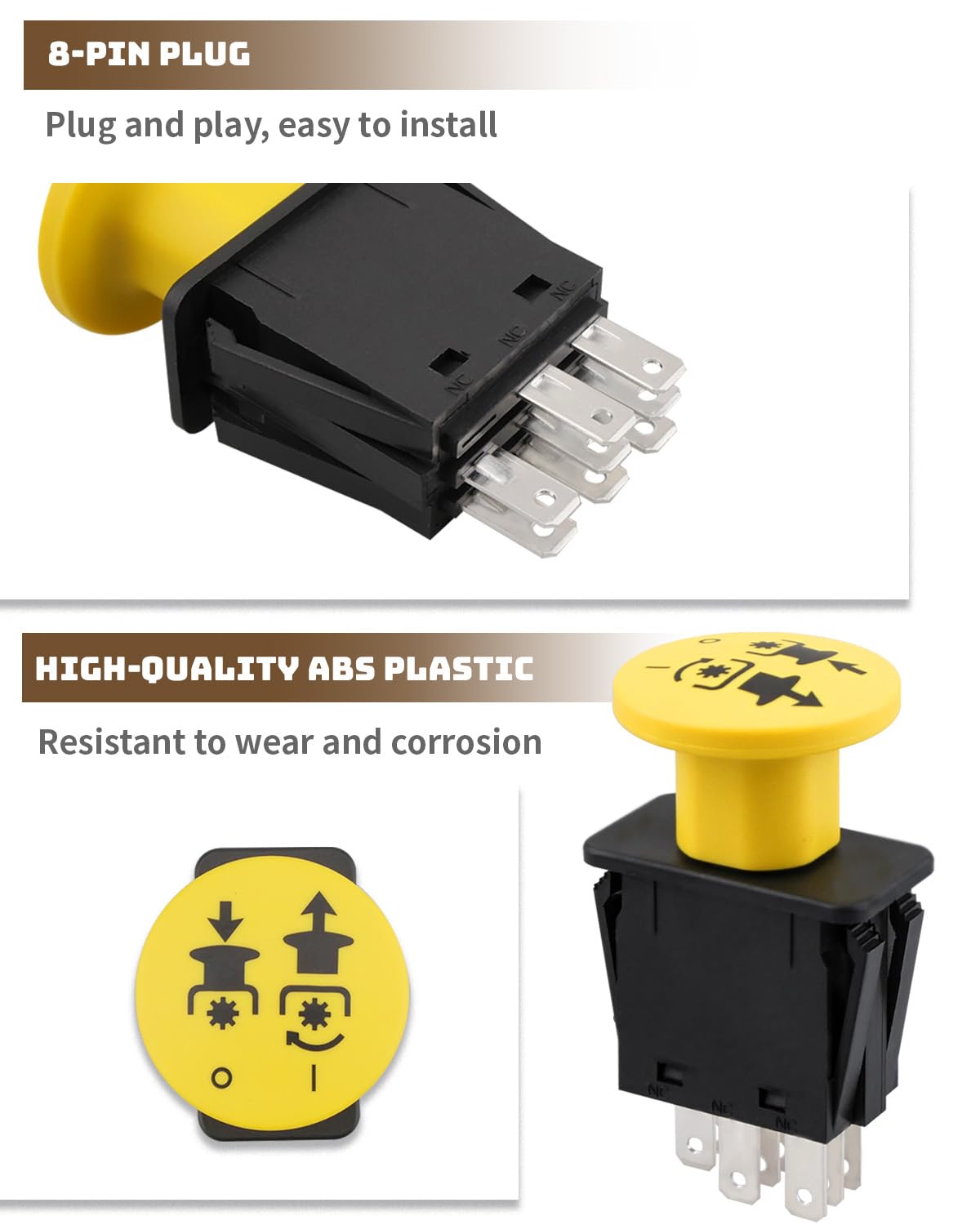 Amazon.com : YUANTUO PTO Switch Fit for Simplicity Ferris