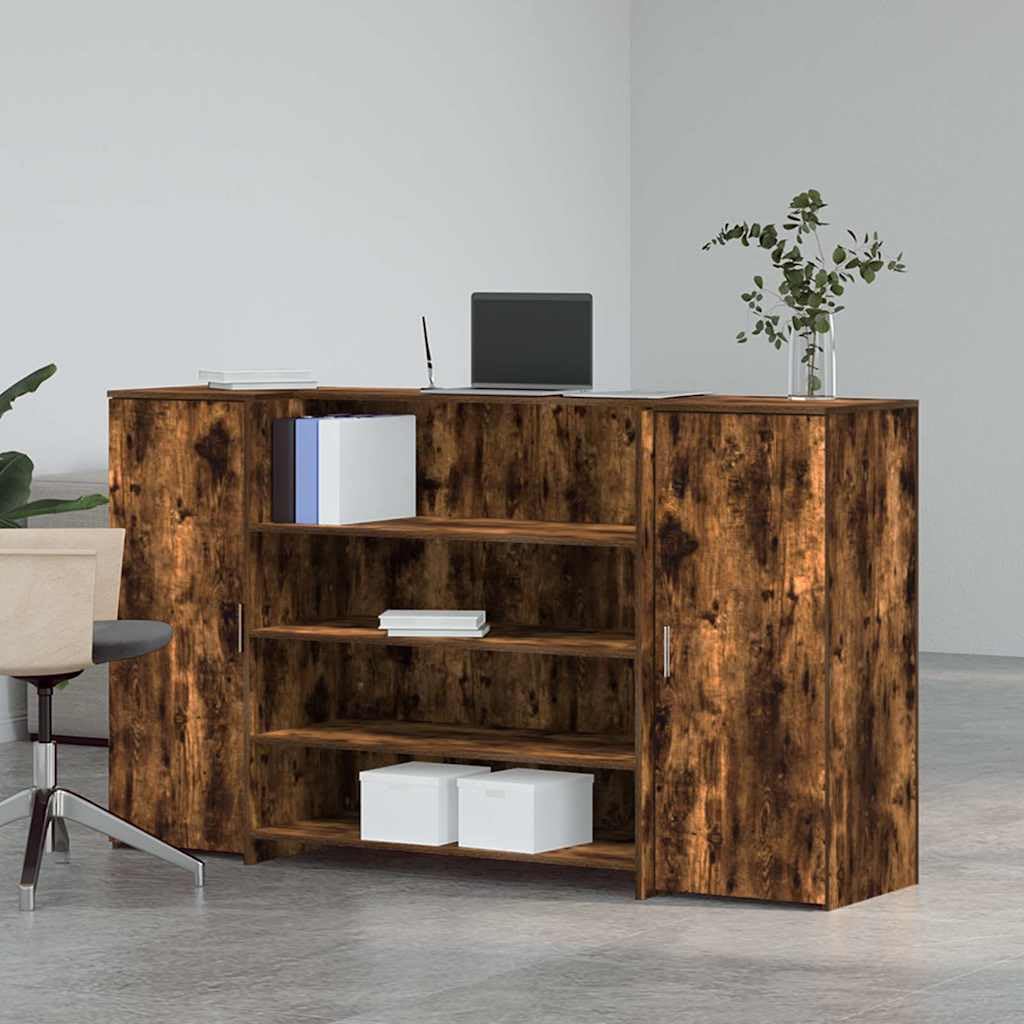 Recepcja recepcji dębowej dymu 180 x 50 x 103,5 cm, płyta wiórowa
