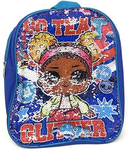 MGA Entertainment LOL 12" Mini Backpack with Reversible Sequins -Blue, One_Size2