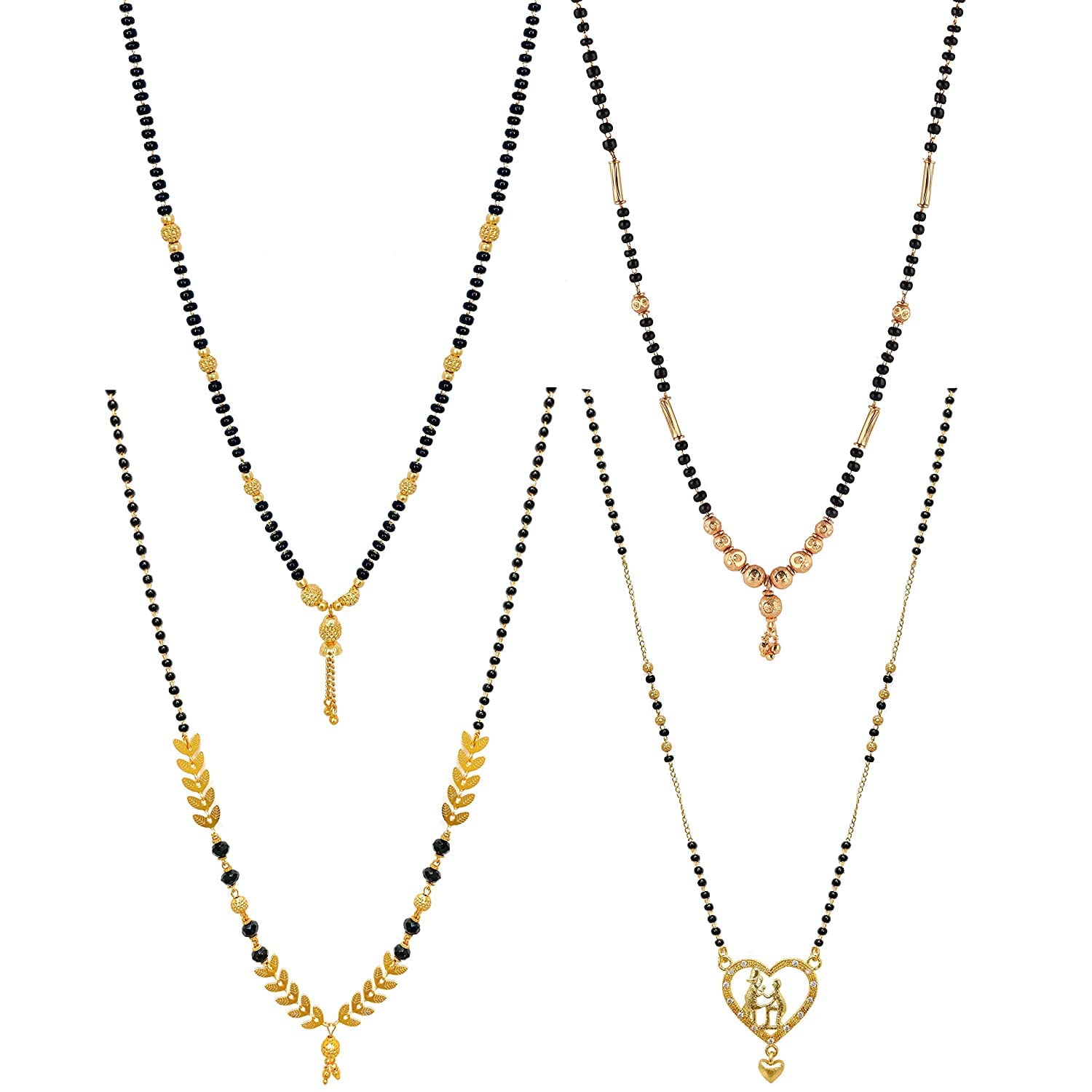 See full amazon price history chart for Soni Jewellery One Gram Gold Plated Combo of 4 Mangalsutra Necklace Pendant Tanmaniya Nallapusalu Black Bead Chain For Women and Girls Soni Jewellery One Gram Gold Plated Combo of 4 Mangalsutra Necklace Pendant Tanmaniya Nallapusalu Black Bead Chain For Women and Girls (B0C3QYCQMH) Amazon Price History, Amazon Price Tracker