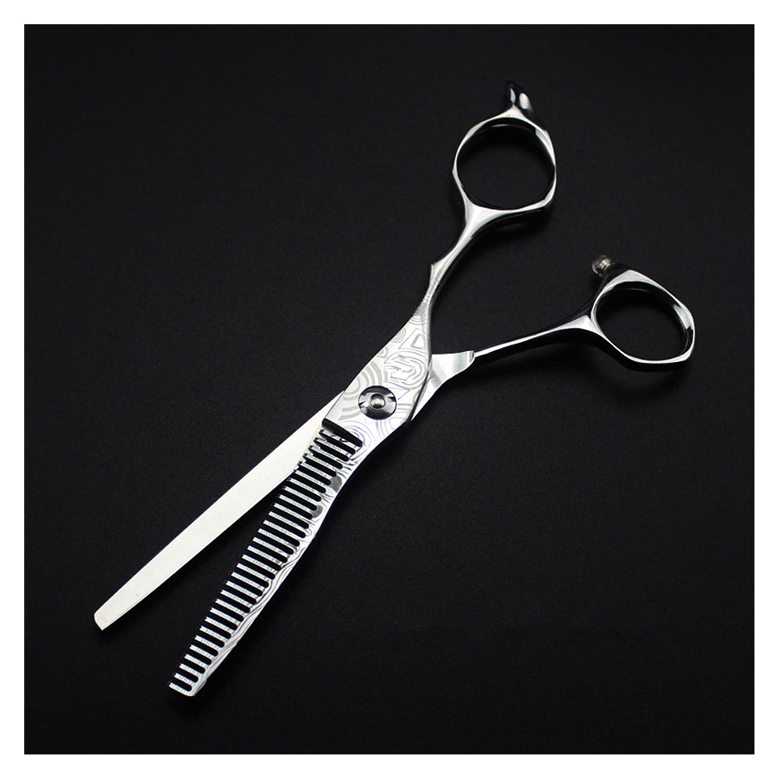 Tijeras para Cortar el Cabello de Acero de 6 Pulgadas, Planas, para entresacar, Ideales para peluquerías y Salones de Belleza. Kit Especial de Maquillaje y peluquería.