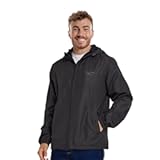 Rain Jacket Men with Hood&comma; Windbreaker Men Lightweight Waterproof Jacket