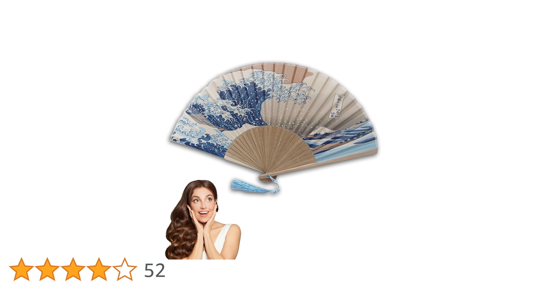 Amazon.co.jp: MMmall 外国人が喜ぶ日本のお土産 扇子 和柄 富嶽