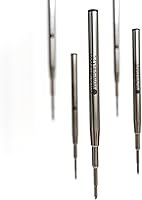 Vista 7 de Monteverde USA - Recambio para bolígrafos Montblanc, punta media, rollo suave, negro (paquete de 2) (M132BK)